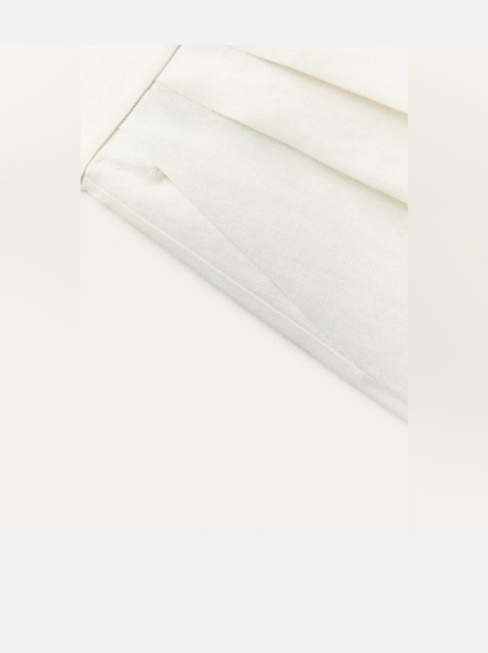 Zara Linen Blend ZW Collection Palazzo Wide Leg Pants - Picture 8 of 15
